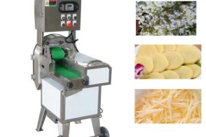 Commercial vegetable cutting machine for restaurant