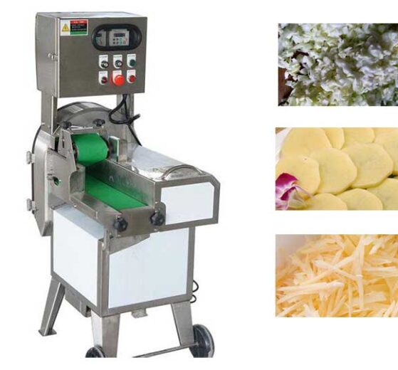 Commercial vegetable cutting machine for restaurant