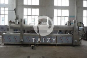 Mesh conveyer frying machine (4)