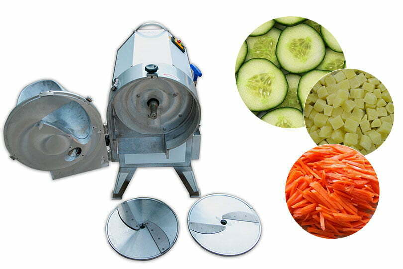 Bulbous vegetable cutting machine