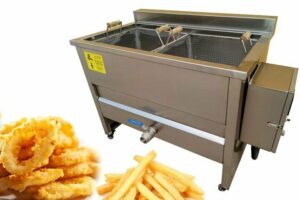 Commercial batch frying machine