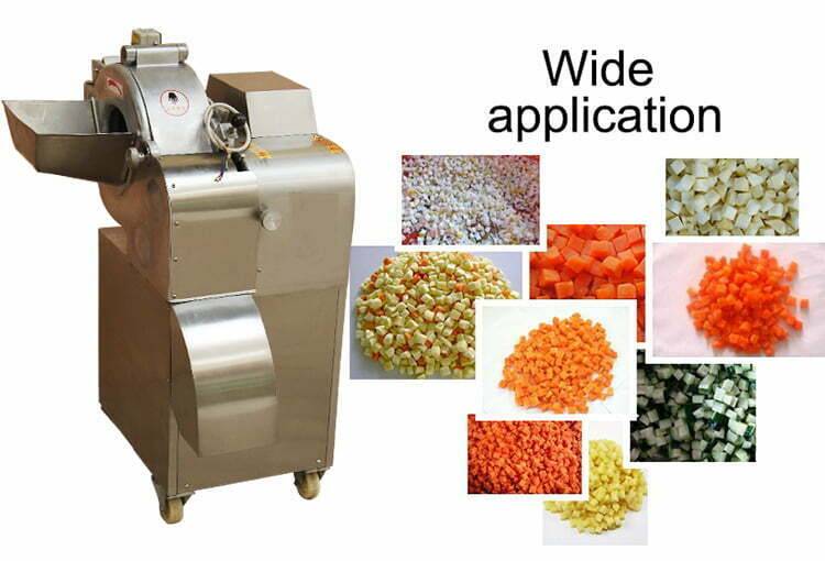 Commercial Garlic Chopping Machine for Cutting Cubes with 3-5mm