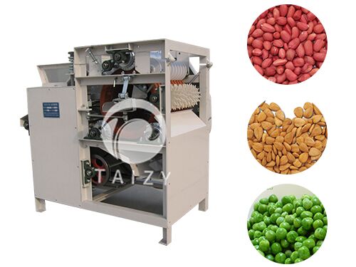 Almond peeling machine