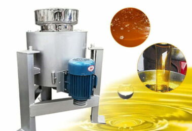 Centrifugal oil filter machine