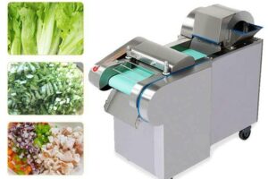 Green leafy vegetable cutting machine