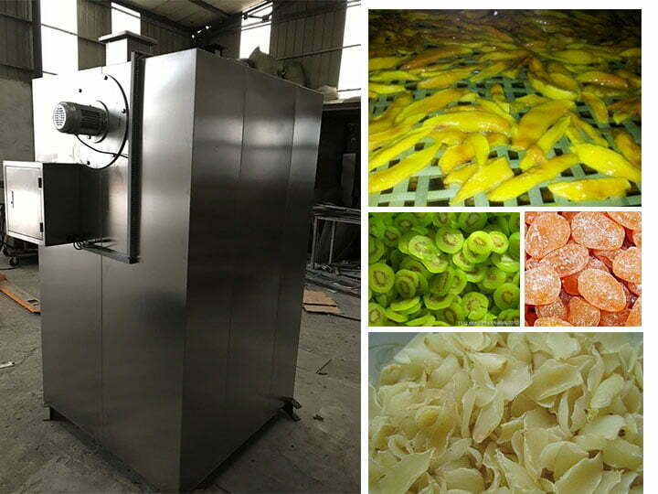 Stainless tray food dryer machine