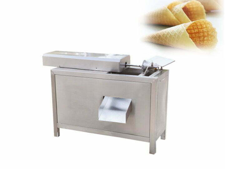 Waffle ice cream cone forming machine