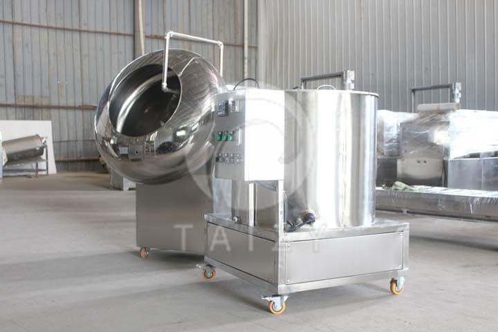 Nut coating machine