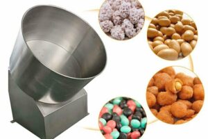 Nut coating machine