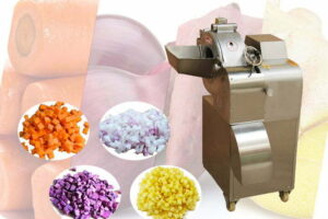 Vegetable and fruit dicing machine