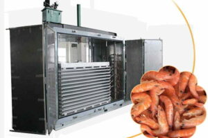 Shrimp contact plate freezer