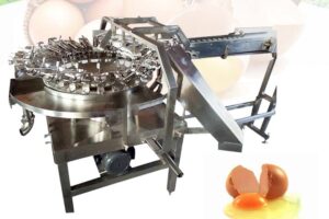 Egg breaking seperating machine