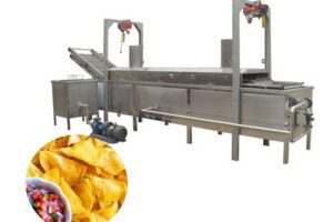 Industrial tortilla chips frying machine