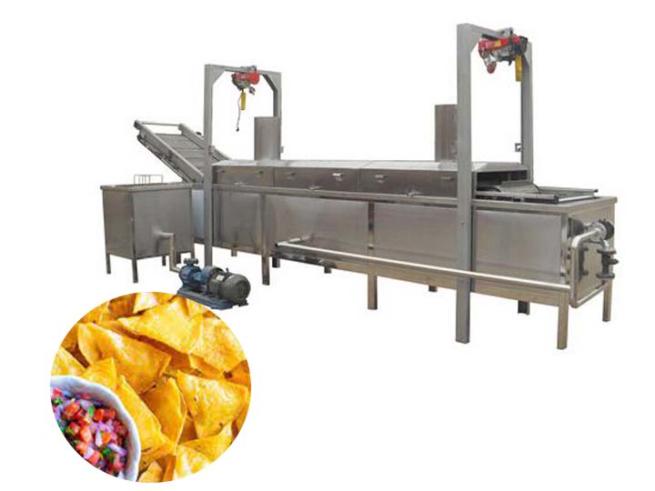 Freidora industrial de tortillas