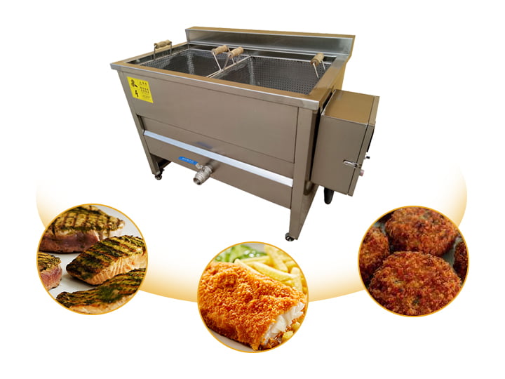 Small fish cutlet fryer