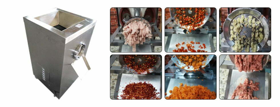 Electric meat bone grinder machine