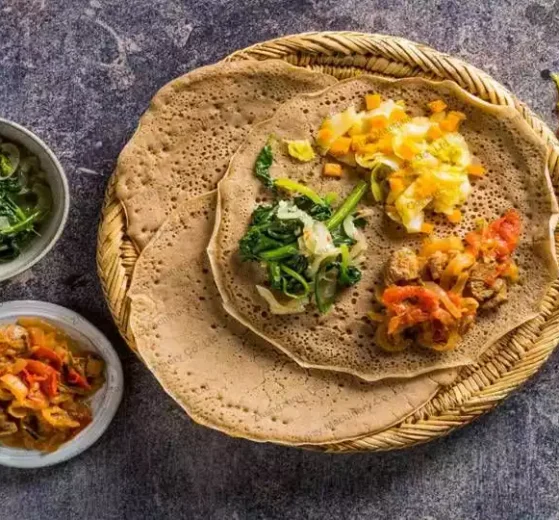 おいしいインジェラ料理