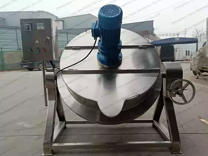 Jacketed cooking pot